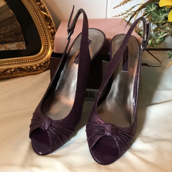 Bandalino Purple PeepToe Heels - Picture 1 of 7